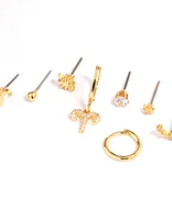 Gold Plated Aries Star Sign Ear Stackers