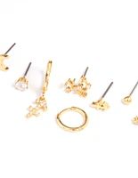 Gold Plated Sagittarius Star Sign Ear Stackers