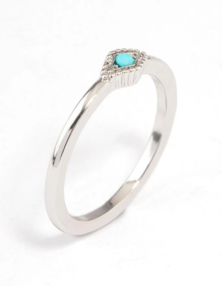 Silver Intricate Eye Ring