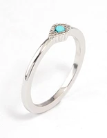 Silver Intricate Eye Ring