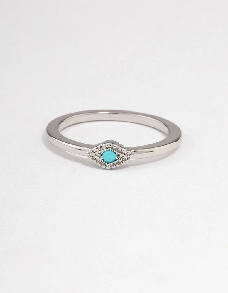 Silver Intricate Eye Ring