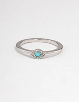 Silver Intricate Eye Ring