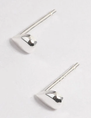 Sterling Silver Teardrop Stud Earrings