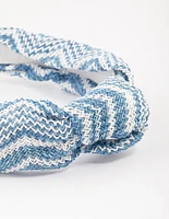 Fabric Chevron Knotted Headband