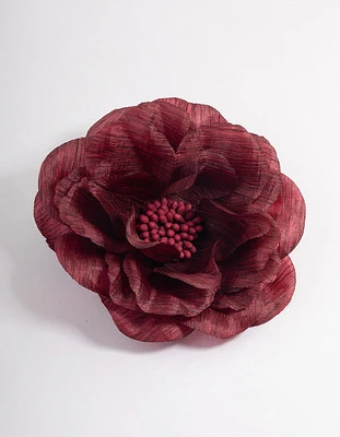 Fabric Texture Flower Corsage