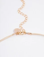 Gold Shell Toggle Choker