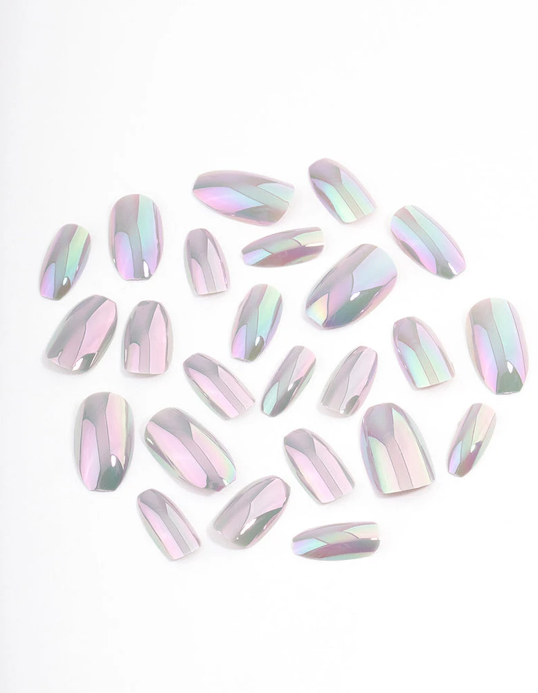 Lilac Glazed Press On Nails