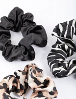 Fabric Wide Stone Animal Scrunchie Pack