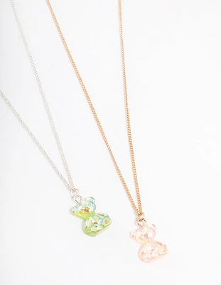 Teddy Bear Bestie Necklace Pack