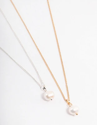 Freshwater Pearl Bestie Necklace Pack