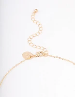 Gold Love Pendant Necklace