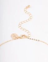 Gold Sister Pendant Necklace