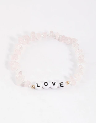 Rose Quartz Love Bracelet