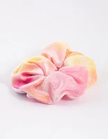 Rainbow Tie Dye Hair Scrunchie