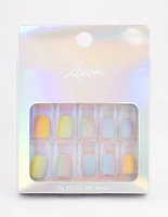 Tweens Rainbow Gradient Press On Nails