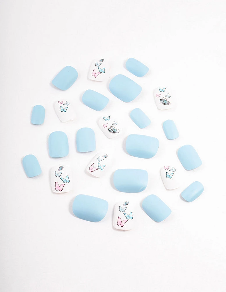 Tweens & Butterfly Press On Nails