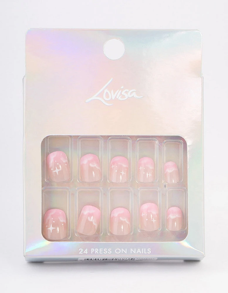 Tweens Star & Cloud Press On Nails