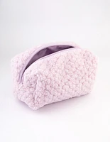Lilac Teddy Cosmetic Case
