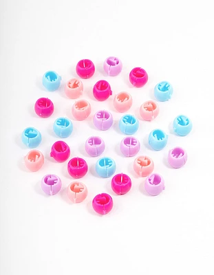 Multi-Coloured Hair Beads 30-Pack