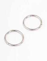 Surgical Steel Fine Sleeper Earrings 8mm