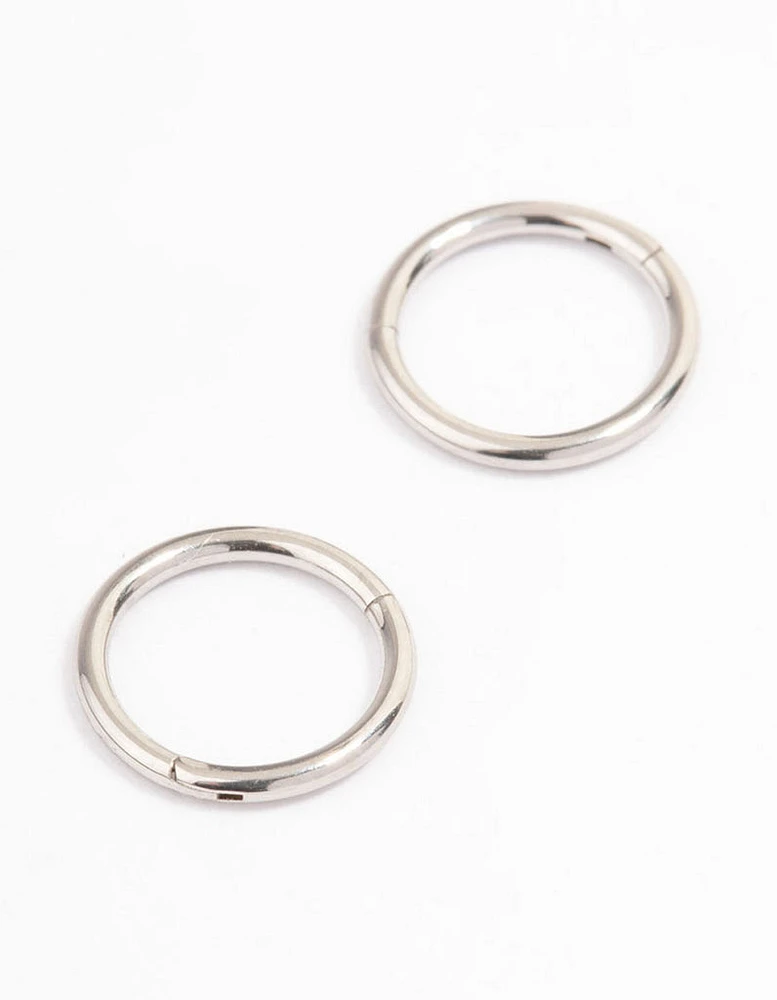 Surgical Steel Fine Sleep Earrings 6mm