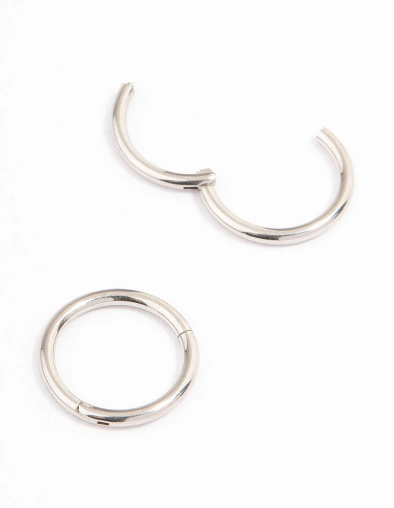 Surgical Steel Fine Sleep Earrings 6mm