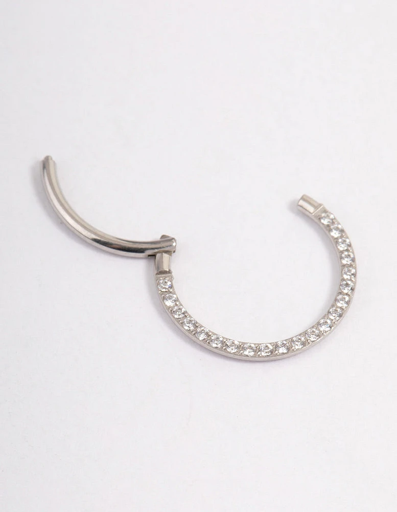 Surgical Steel Clicker Ring 10mm