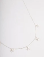 Silver Daisy Garden Necklace