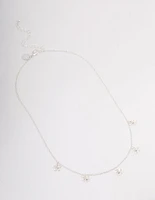 Silver Daisy Garden Necklace