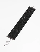 Gunmetal Large Diamante Choker