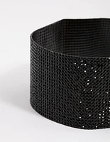 Gunmetal Large Diamante Choker