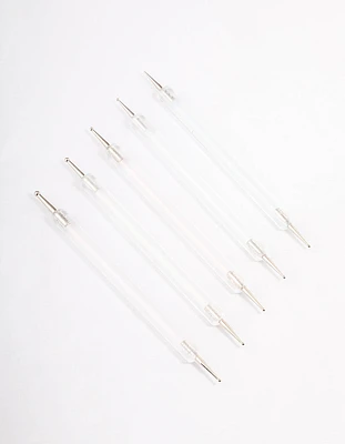 Mixed Metal Nail Art Tool Set 5-Pack