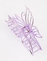 Lilac Detailed Butterfly Claw Clip