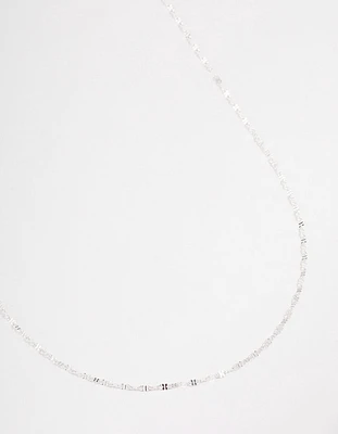 Sterling Silver Infinity Link Chain Necklace