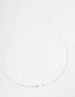 Sterling Silver Infinity Link Chain Necklace