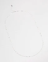 Sterling Silver Infinity Link Chain Necklace