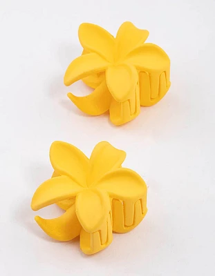 Hibiscus Hair Claw Clip Pack