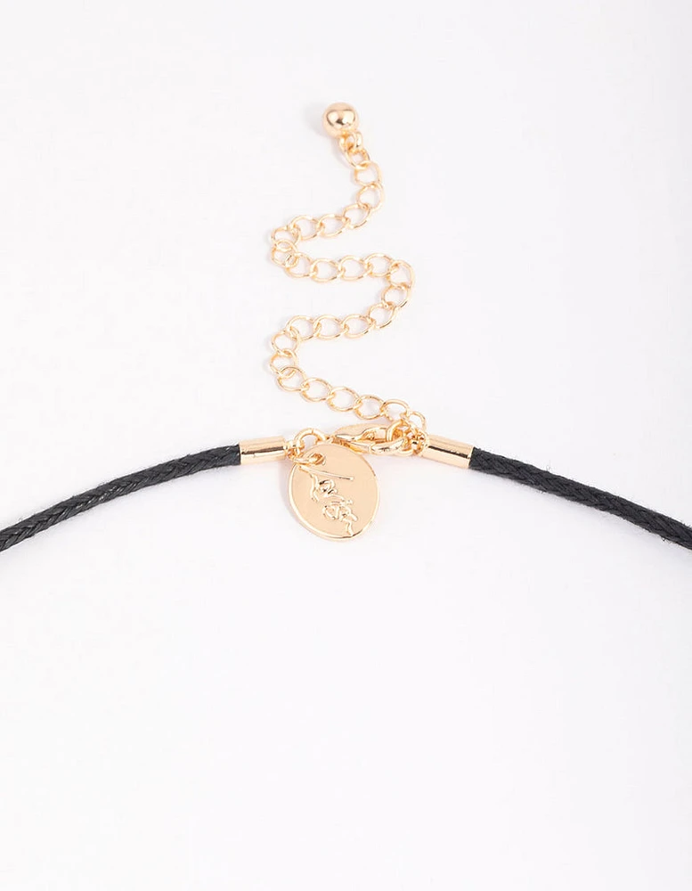 Gold Green Aventurine Wrap Heart Pendant Necklace