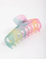 Rainbow Gradient Hair Claw Clip