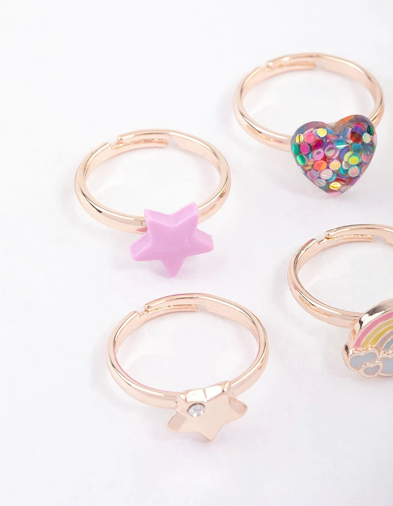 Kids Star & Sea Ring 6-Pack