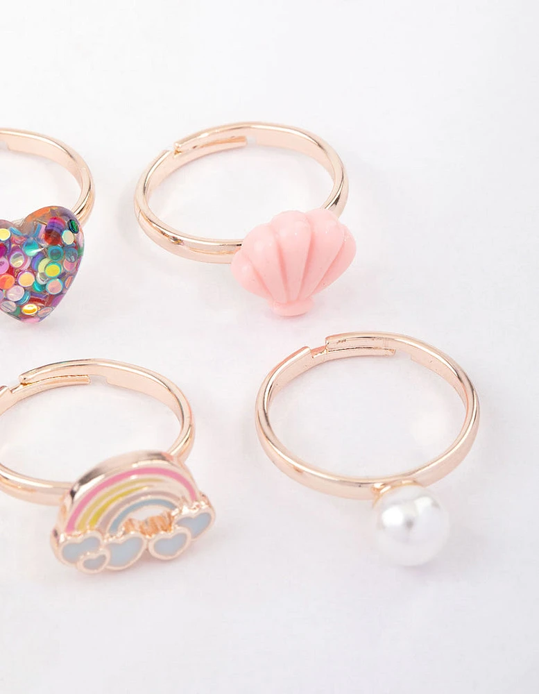 Kids Star & Sea Ring 6-Pack