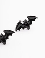 Acrylic Small Bat Stud Earrings