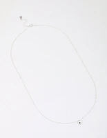 Sterling Silver Teardrop Pendant Chain Necklace