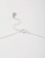 Sterling Silver Teardrop Pendant Chain Necklace