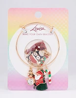 Kids Novelty Gold DIY Christmas Bracelet Pack