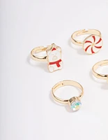 Kids Christmas Penguin Ring 6-Pack