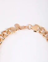 Gold Multi Row Diamante Necklace