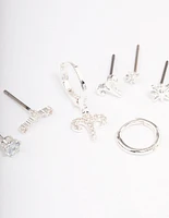 Silver Plated Aries Earring Pack