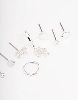 Silver Plated Virgo Earring Pack