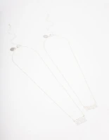 Silver Plated Angel Number '999' Necklace Pack